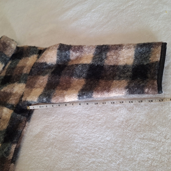 NWT_Knox Rose plaid sweater overcoat - Picture 7 of 12